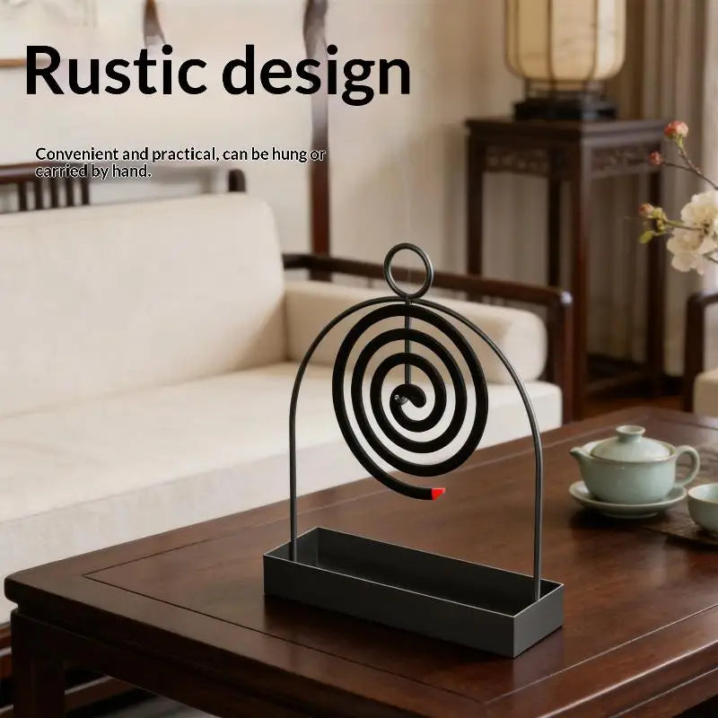 Metal Hanging Incense & Coil Holder – Home & Camping Use