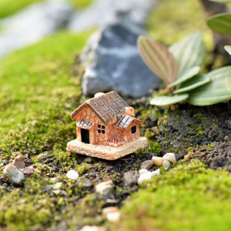 5-Pack Mini Resin Stone Dollhouse Figurines – Garden & Home DIY