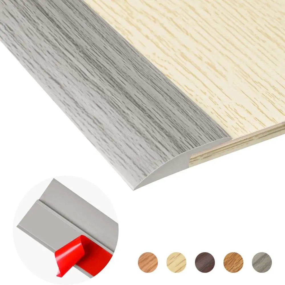 Self-Adhesive PVC Floor Transition Strip – 100cm Threshold Cover