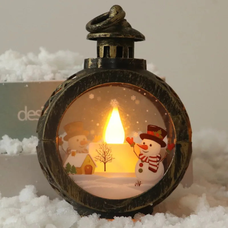 Christmas Round Wind Light – Festive Home Decor Ornament