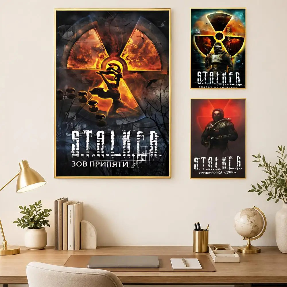 S.T.A.L.K.E.R Game Wall Art Poster – Self-Stick HD Waterproof