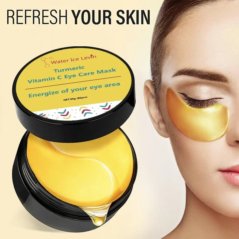 Turmeric Vitamin C Eye Patches – Brighten & Firm Under Eyes