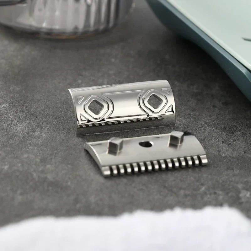 2026 Arrival YAQI Harlequin 316 Stainless Steel Polished Safety Razor