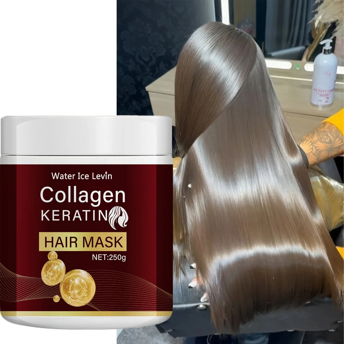 Collagen Keratin Hair Mask with Argan Oil – Nourish & Soften