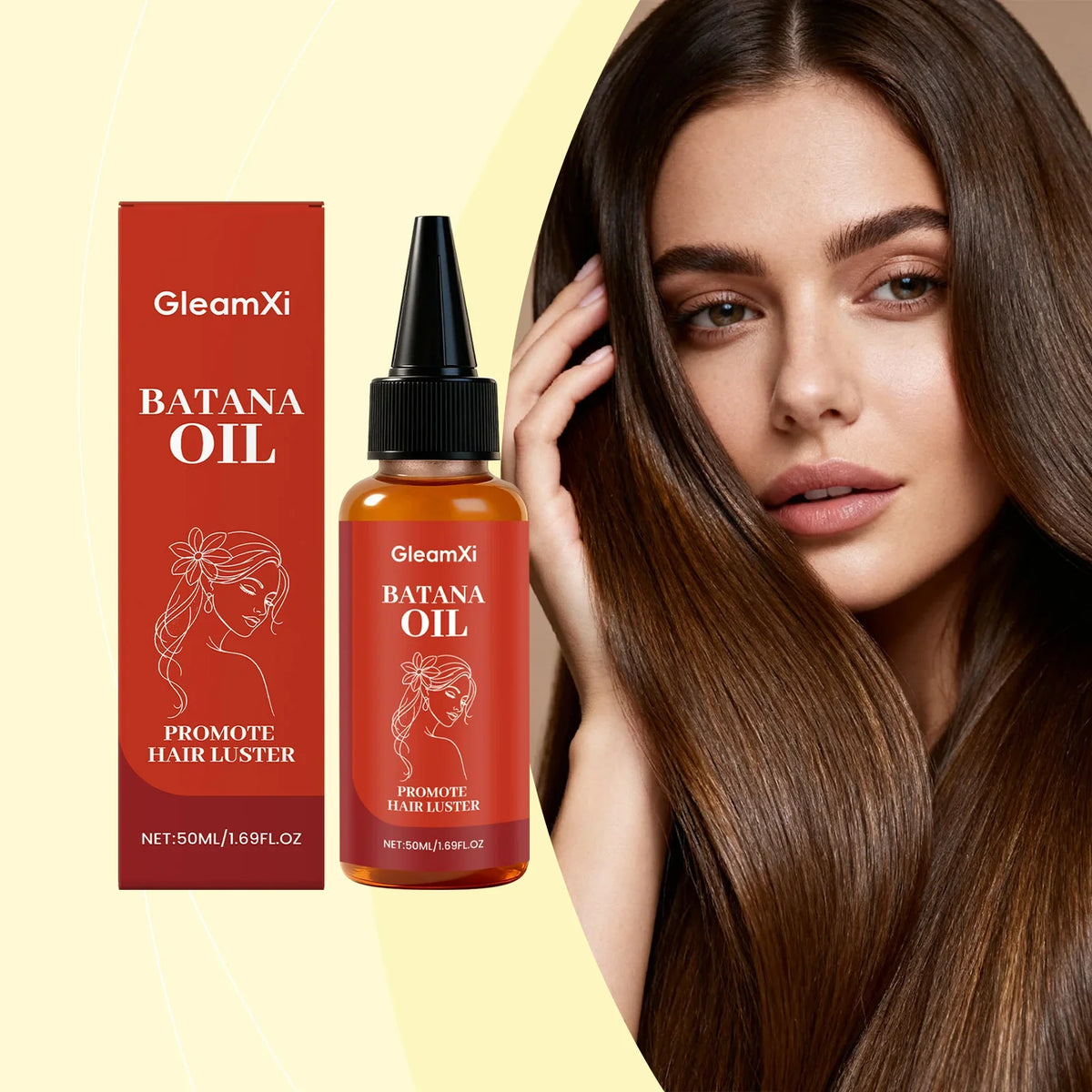 Batana Hair Oil Serum – Anti-Loss, Frizz & Split End Repair