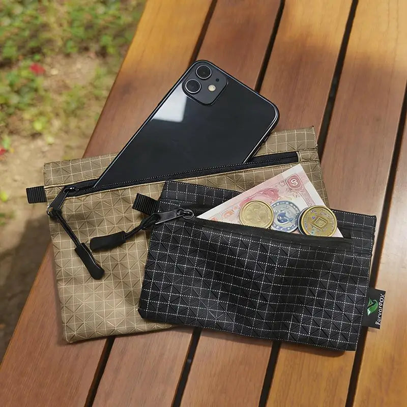 Waterproof Zipper Outdoor Pouch – Keys, Cards & Coins Bag