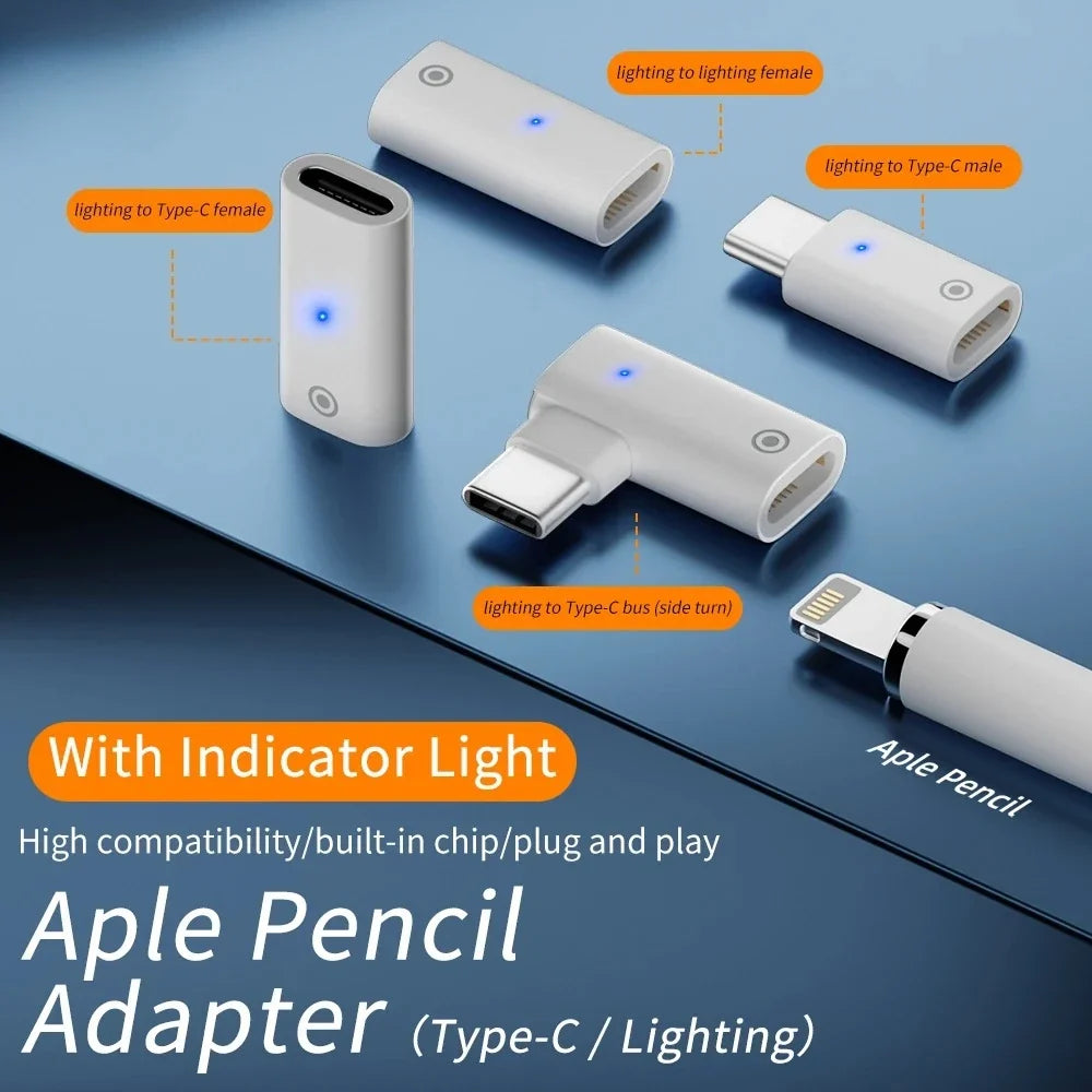 Apple Pencil 1st Gen USB-C to Lightning Charging Adapter