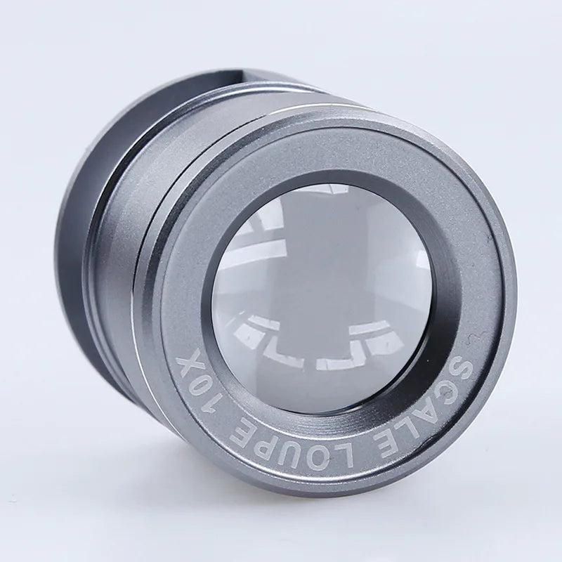 10X Desktop Magnifying Glass – K9 Optical Lens & Metal Frame