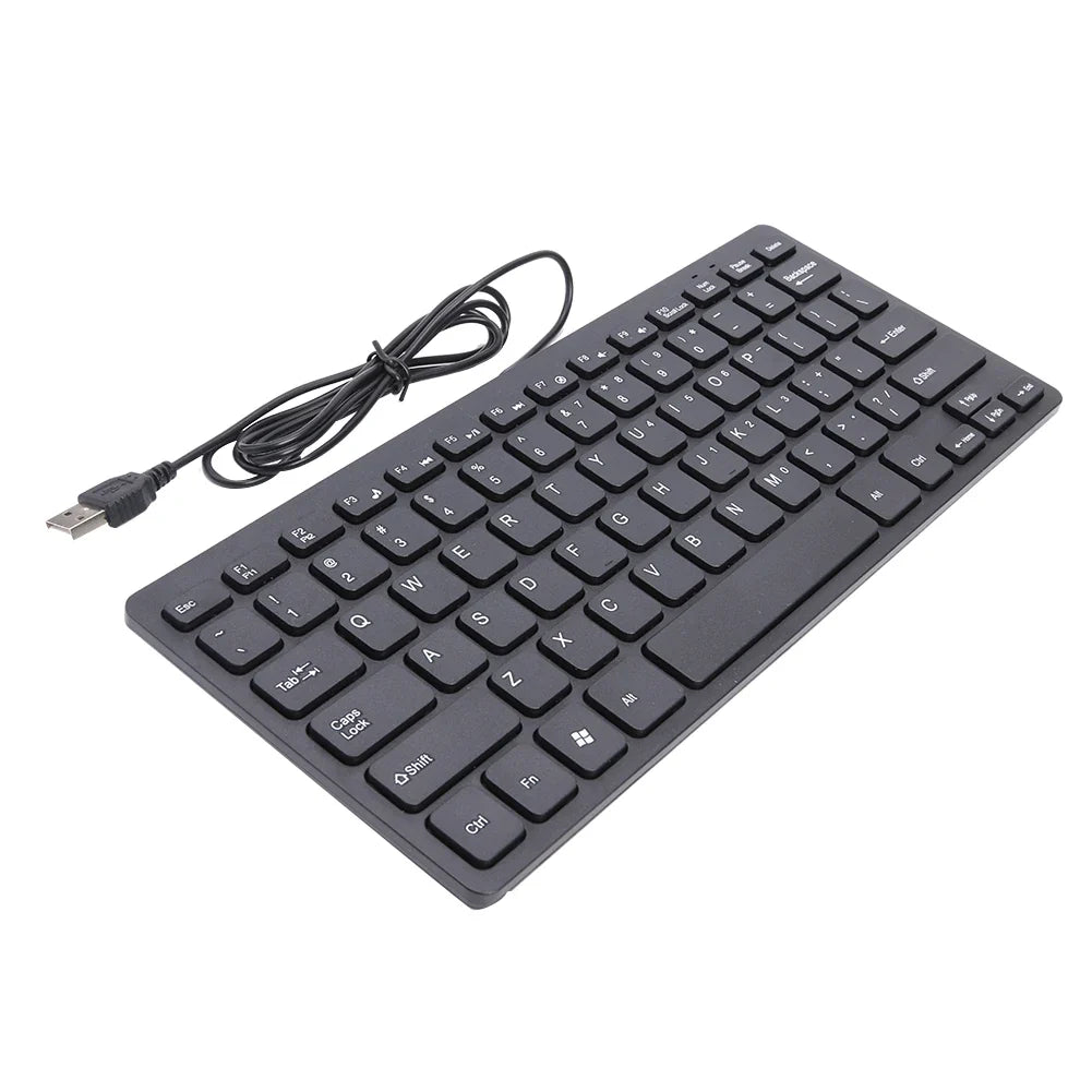 Keyboard Delicate Design K1000 Ultra Thin 78 Keys Wired Mini USB Slim