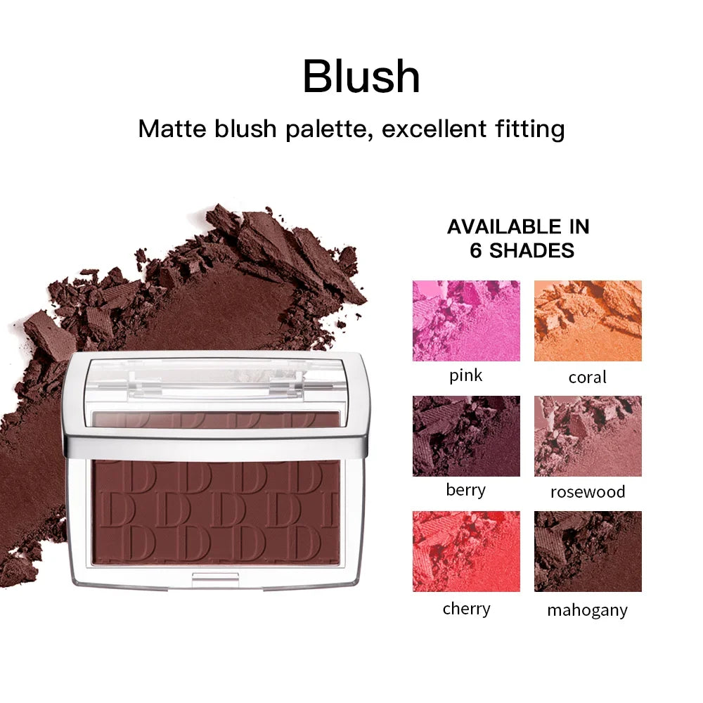 Matte Blush Powder – Natural Cheek Tint & Contour | 6 Shades