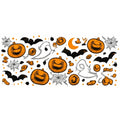 Halloween UV DTF Transfer Sticker | Pumpkin Bat Ghost DIY Decal