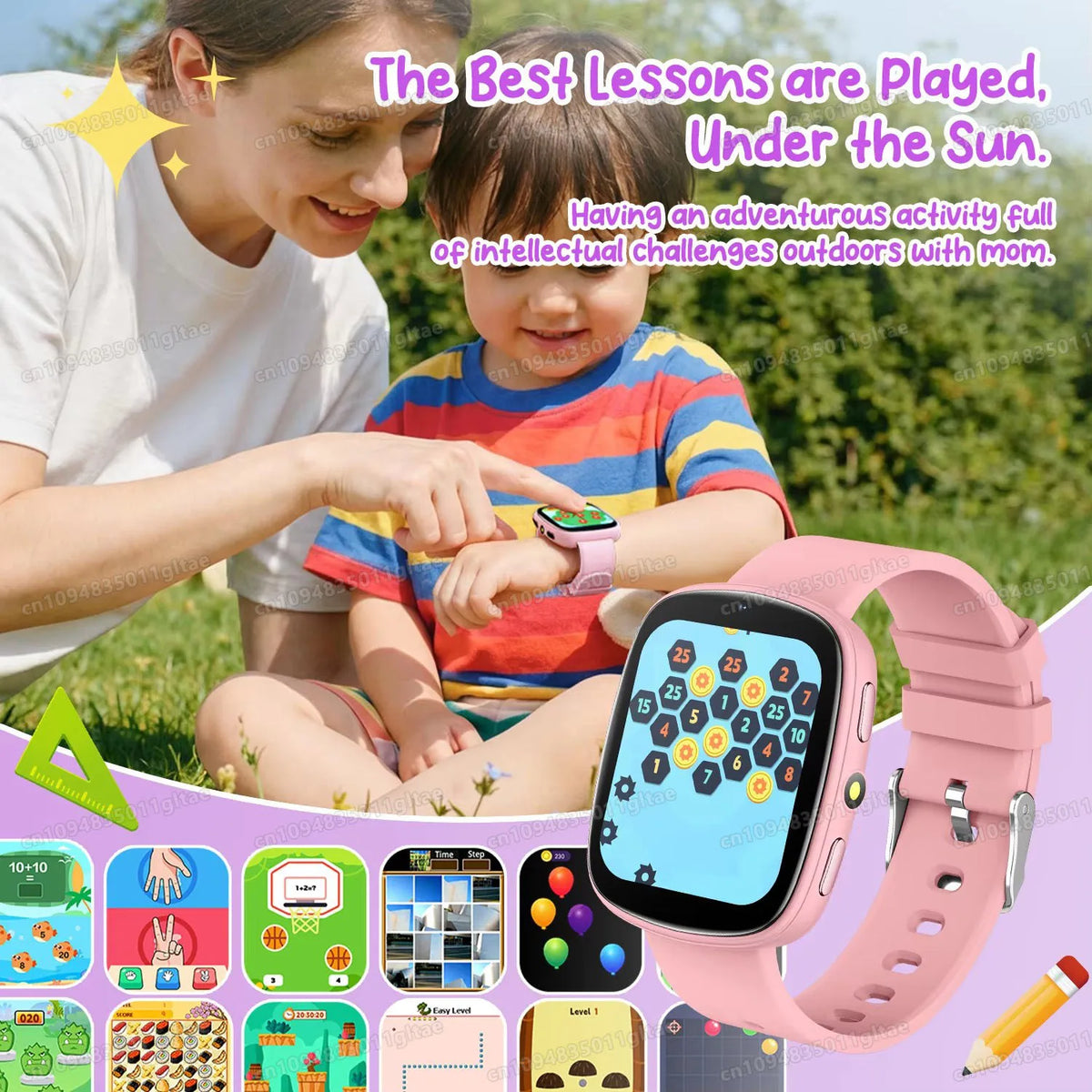2026 Kids Games Smartwatch 1 83''HD Screen Camera 22 Interesting