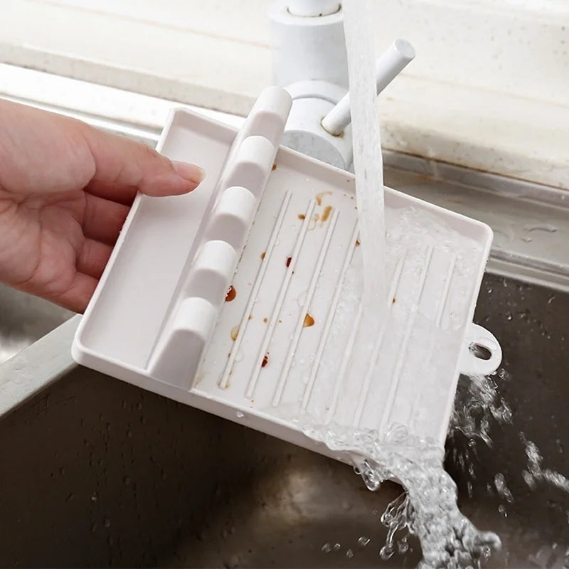Kitchen Spoon Holder & Spatula Rest – Non-Slip Utensil Rack