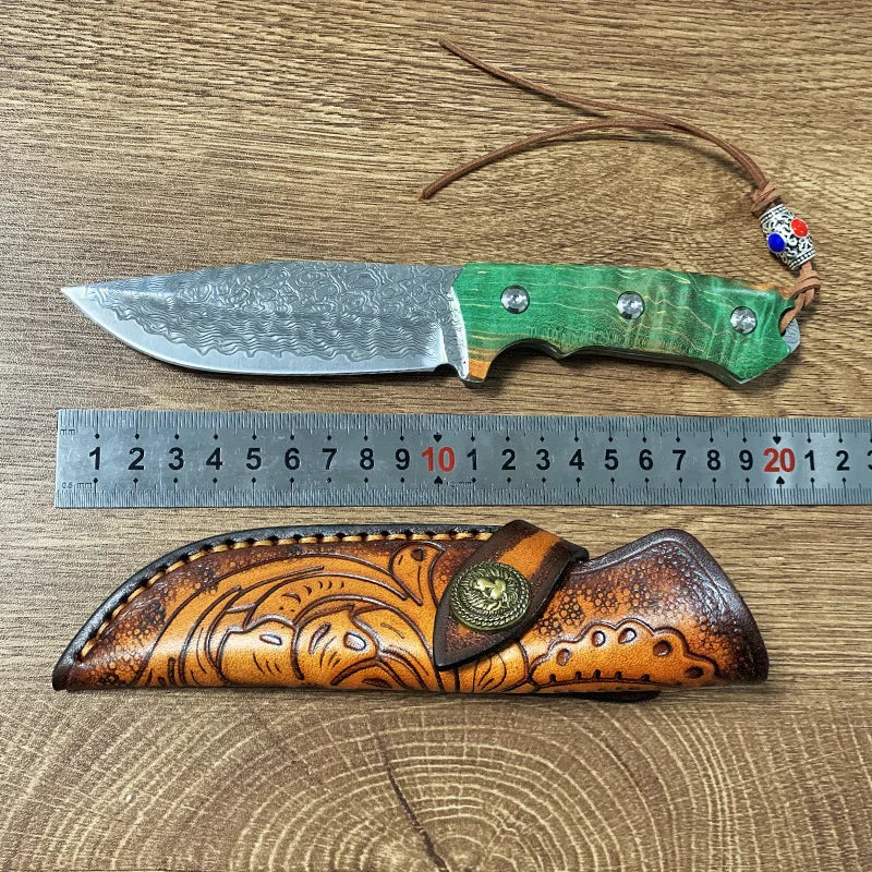 Damascus Steel Boning Knife – Hand-Forged VG10 Chef's Knife
