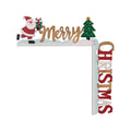 DIY Wooden Christmas Door Corner Decoration – Santa Claus Decor