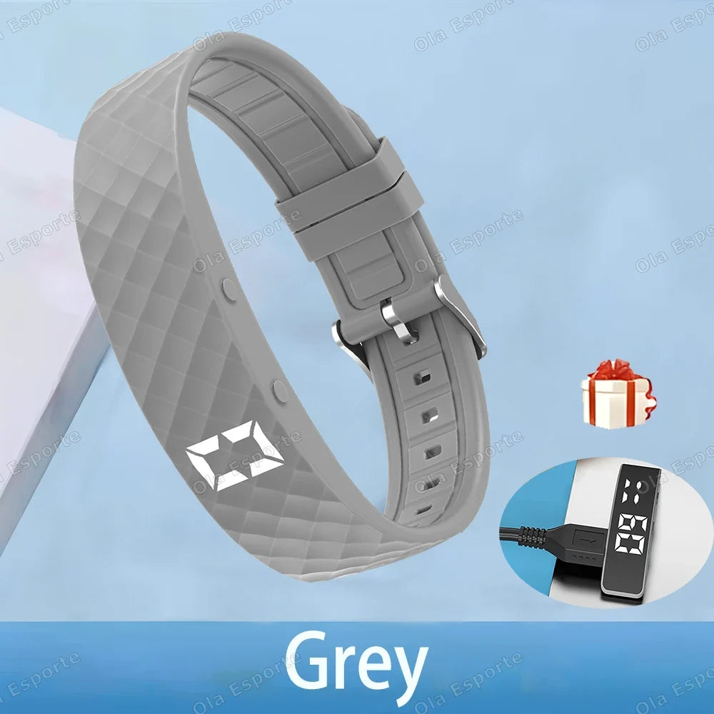 HT30 Outdoor Smartwatch Sports Bracelet Vibration Alarm Clock