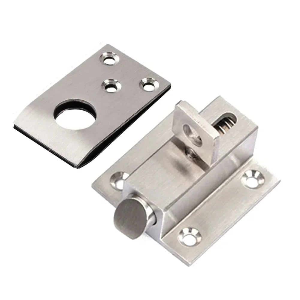 Stainless Steel Self-Closing Spring Door Latch | Auto Lock