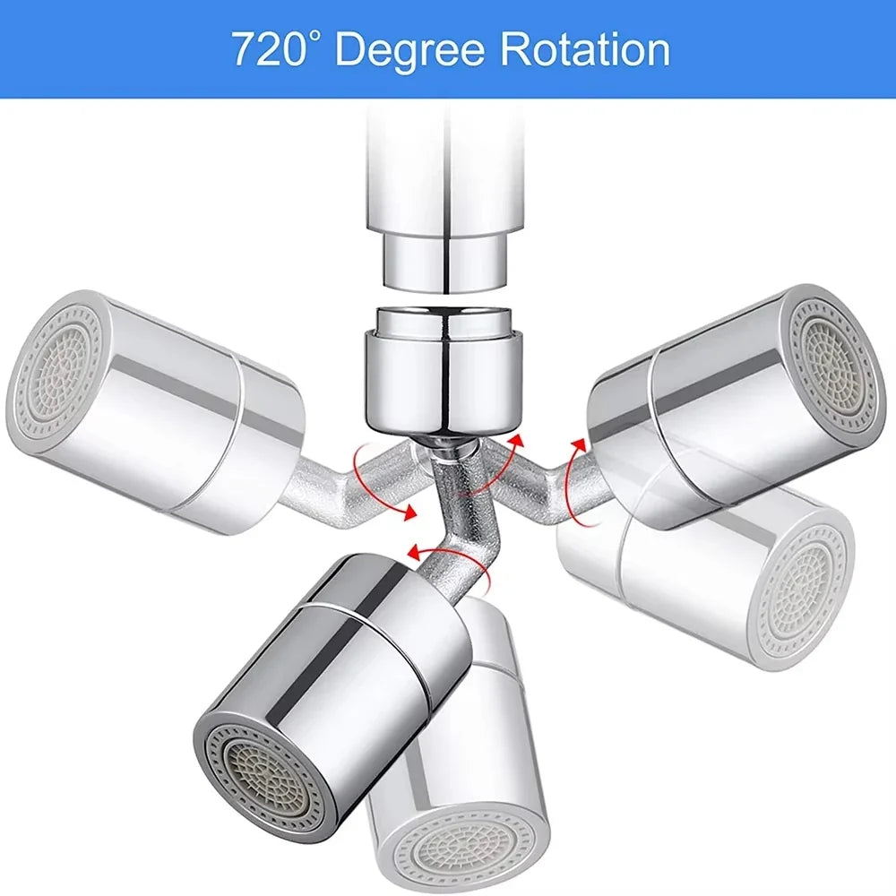 720 Degree Universal Faucet Washbasin Extension Adapter Aerator