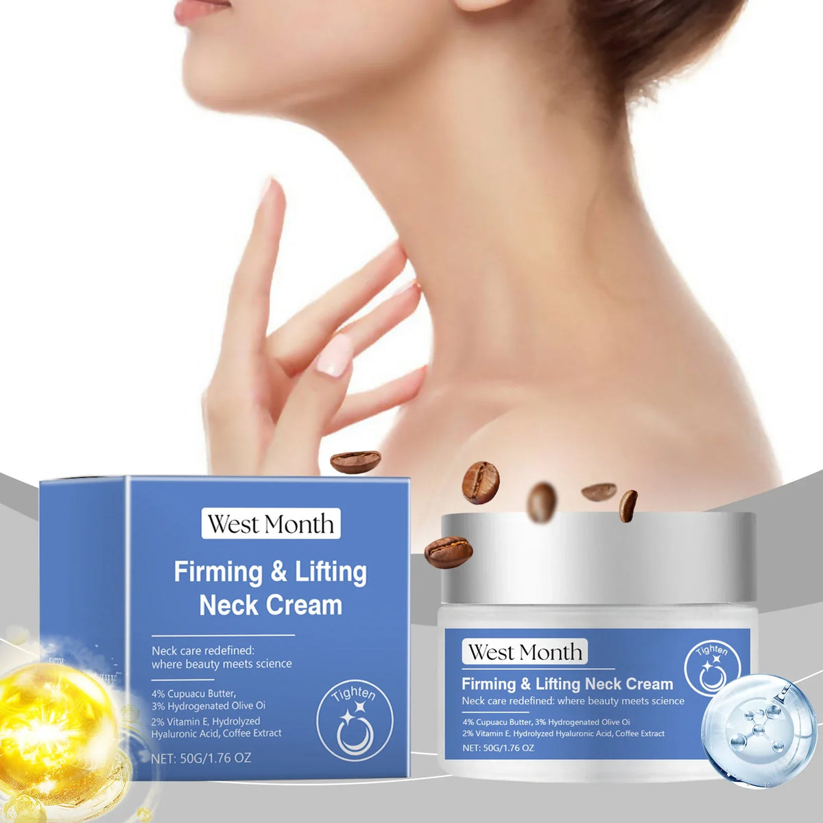 Collagen Neck Cream – Firming, Brightening & Anti-Wrinkle