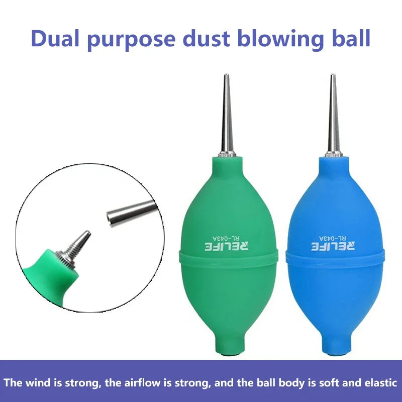 2-in-1 Air Blower Ball & Cleaning Pen for Phone, Keyboard & Lens