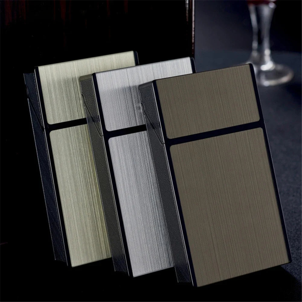 Ultra Thin Metal Cigarette Case – 20 x 100mm Cigarettes