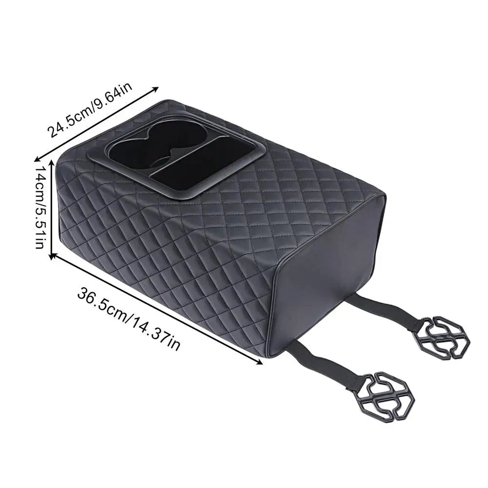 Universal Rear Car Console Cup Holder & Armrest Organizer
