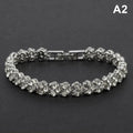 Crystal Magnetic Charm Bracelet – Gold Chain Jewelry for Women
