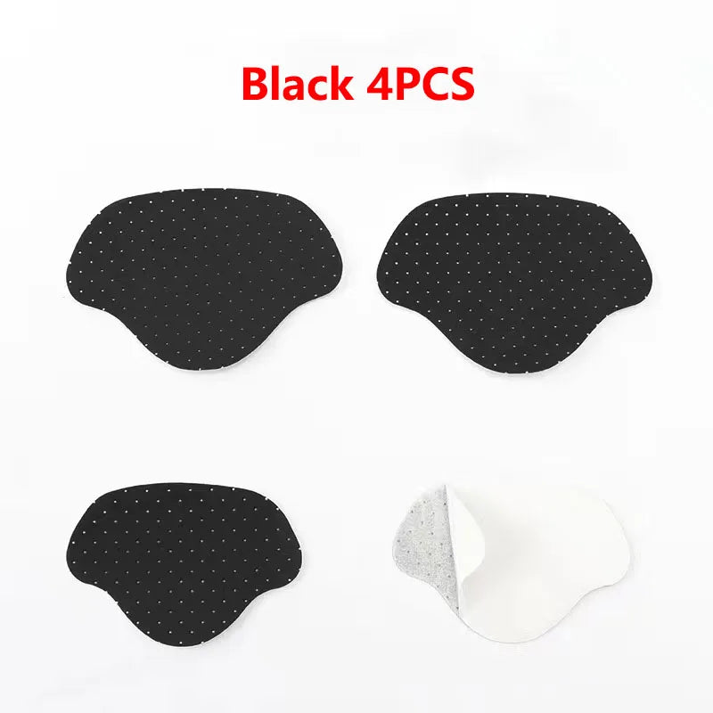 4-Pack Adhesive Heel Patches | Breathable Shoe Repair Pads