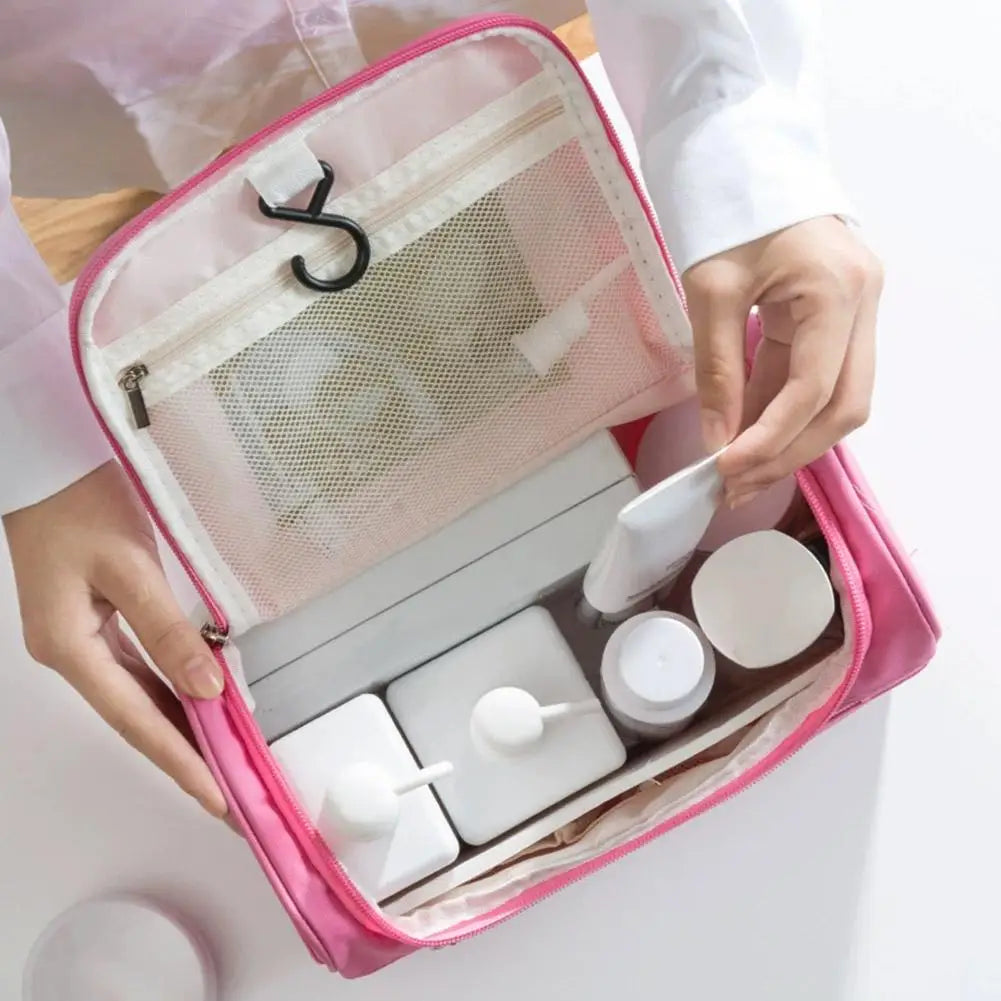 Travel Wash Makeup Bag Large Capacity Cosmetic Organizer Waterproof