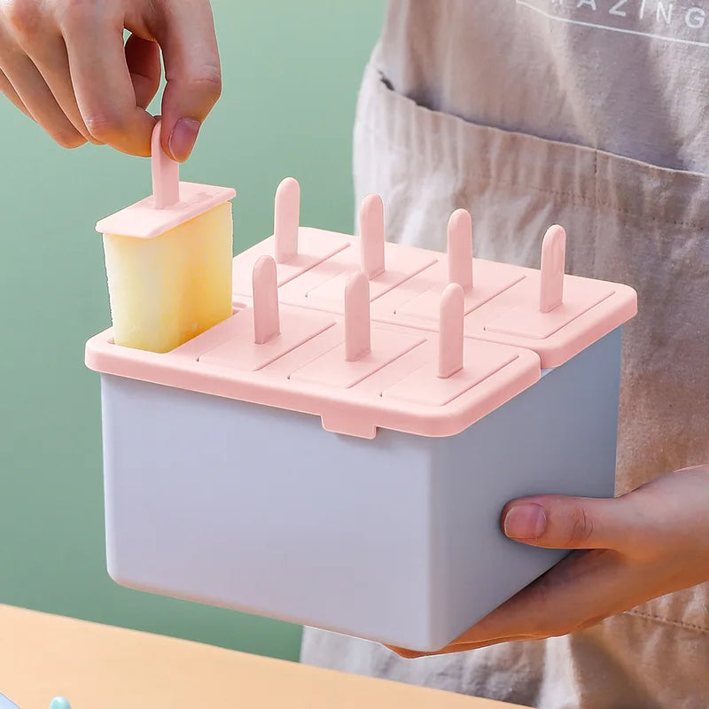 8-Grid DIY Popsicle Mold | Ice Cream & Ice Lolly Maker
