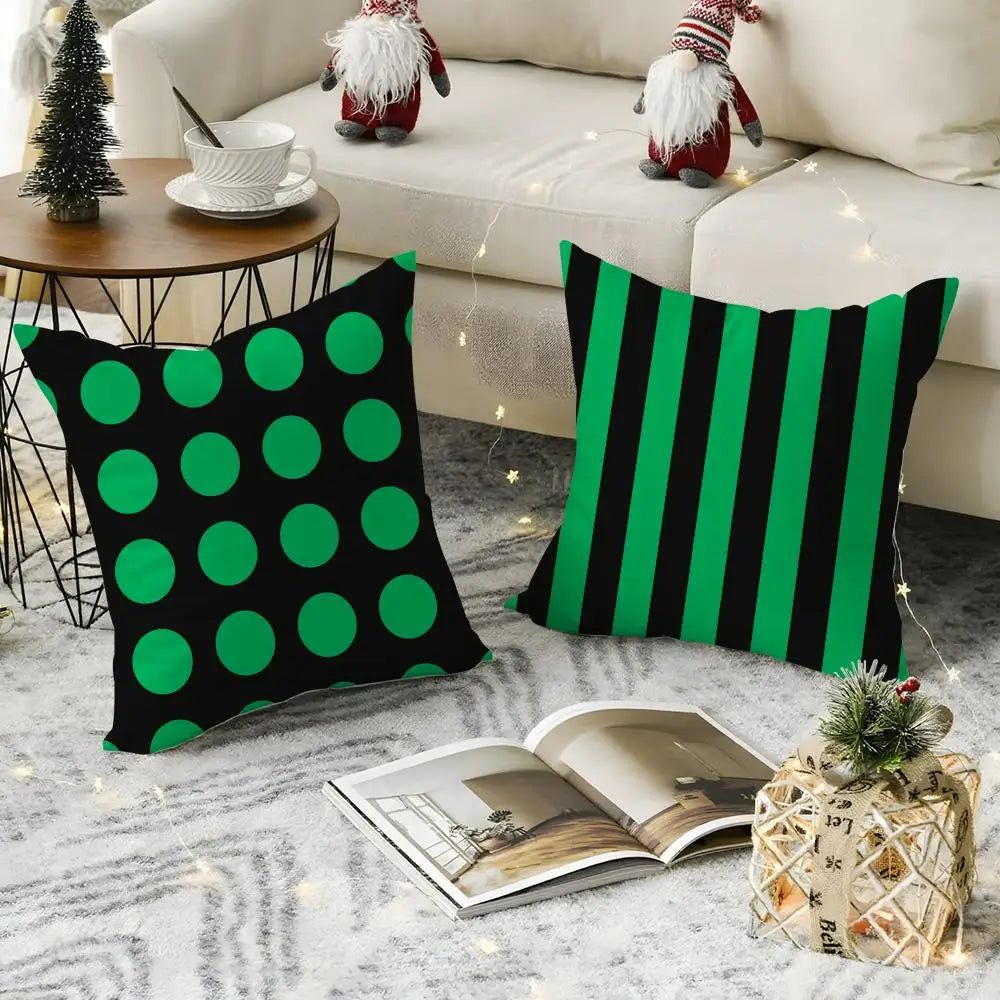 Linen Cotton Animal Print Cushion Cover | Hidden Zipper Pillowcase