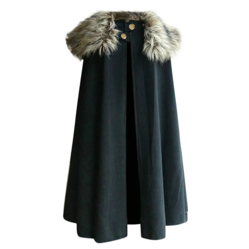 Medieval Cloak Cape | LARP Viking Knight Gothic Cosplay Costume