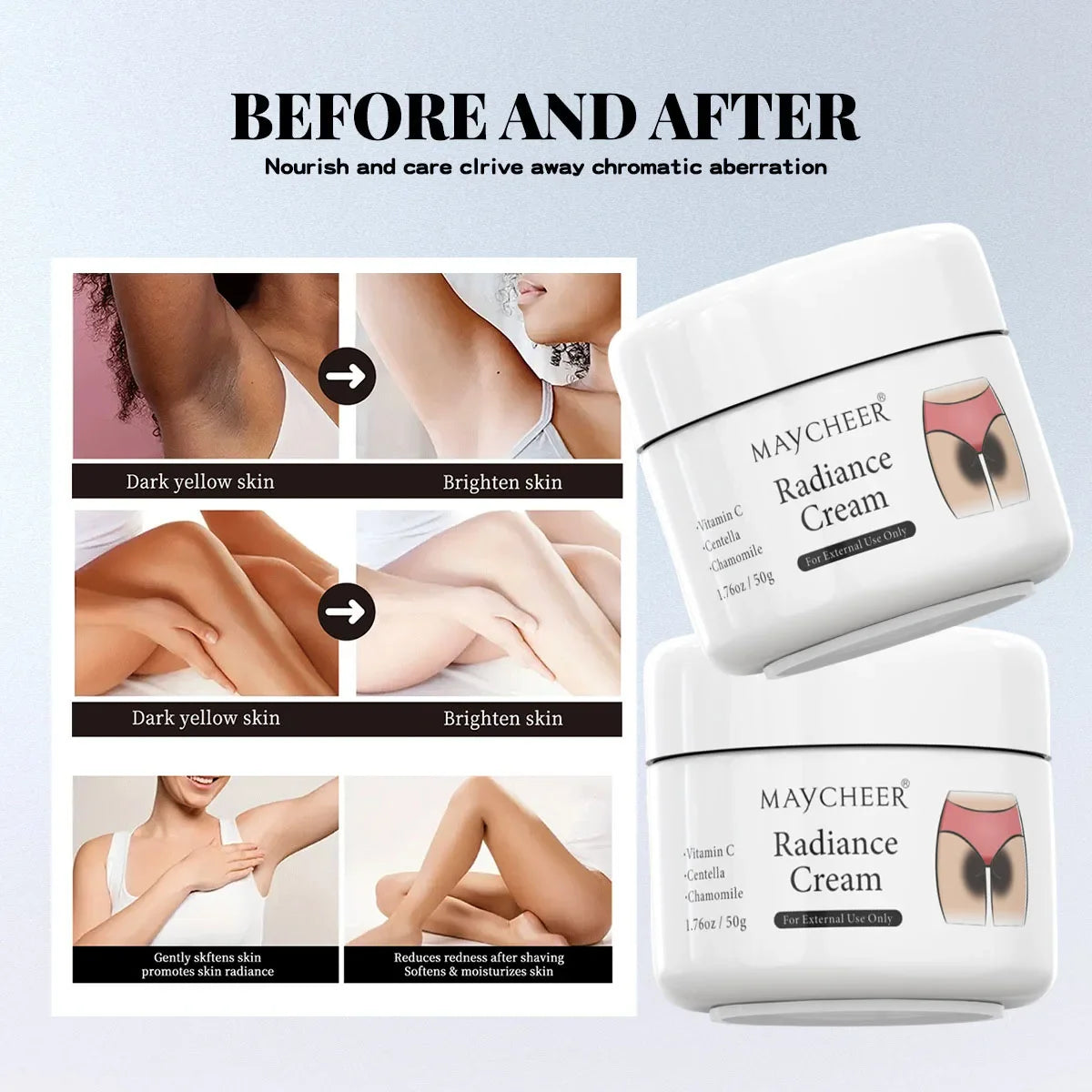 Brightening Cream Underarms Knees & Intimate Areas | 50g