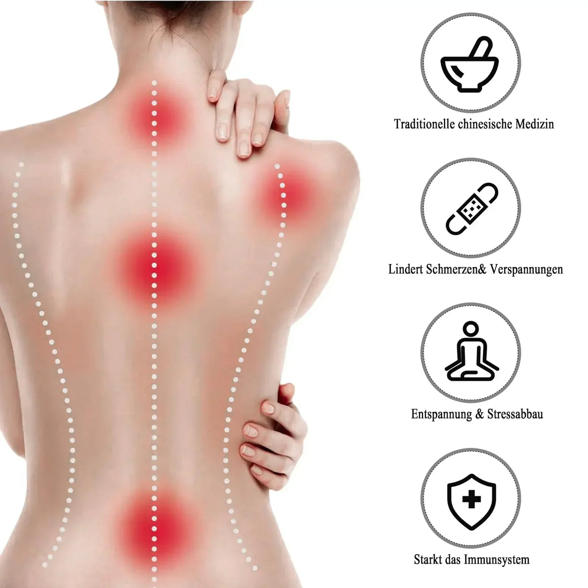 Acupressure Mat & Pillow Set | Yoga Muscle Relaxation Massage