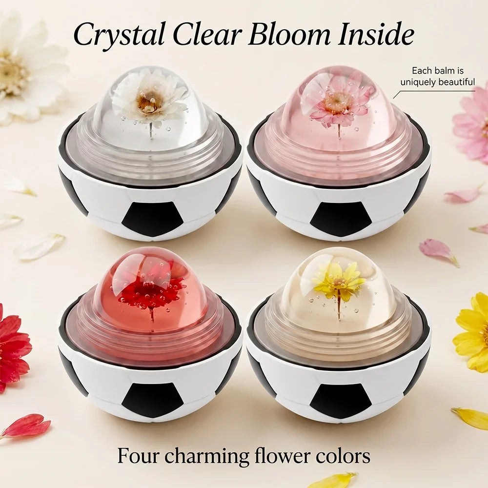 Soccer Ball pH Color-Changing Lip Balm – Hydrating Tinted