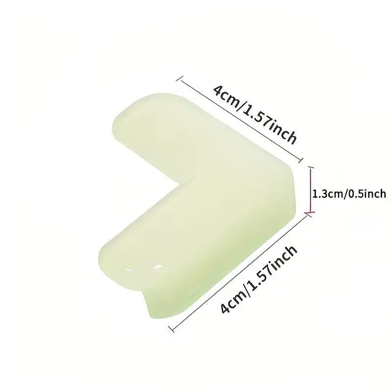 4-Pack Glow-in-the-Dark Corner Protectors | Furniture Edge Guards