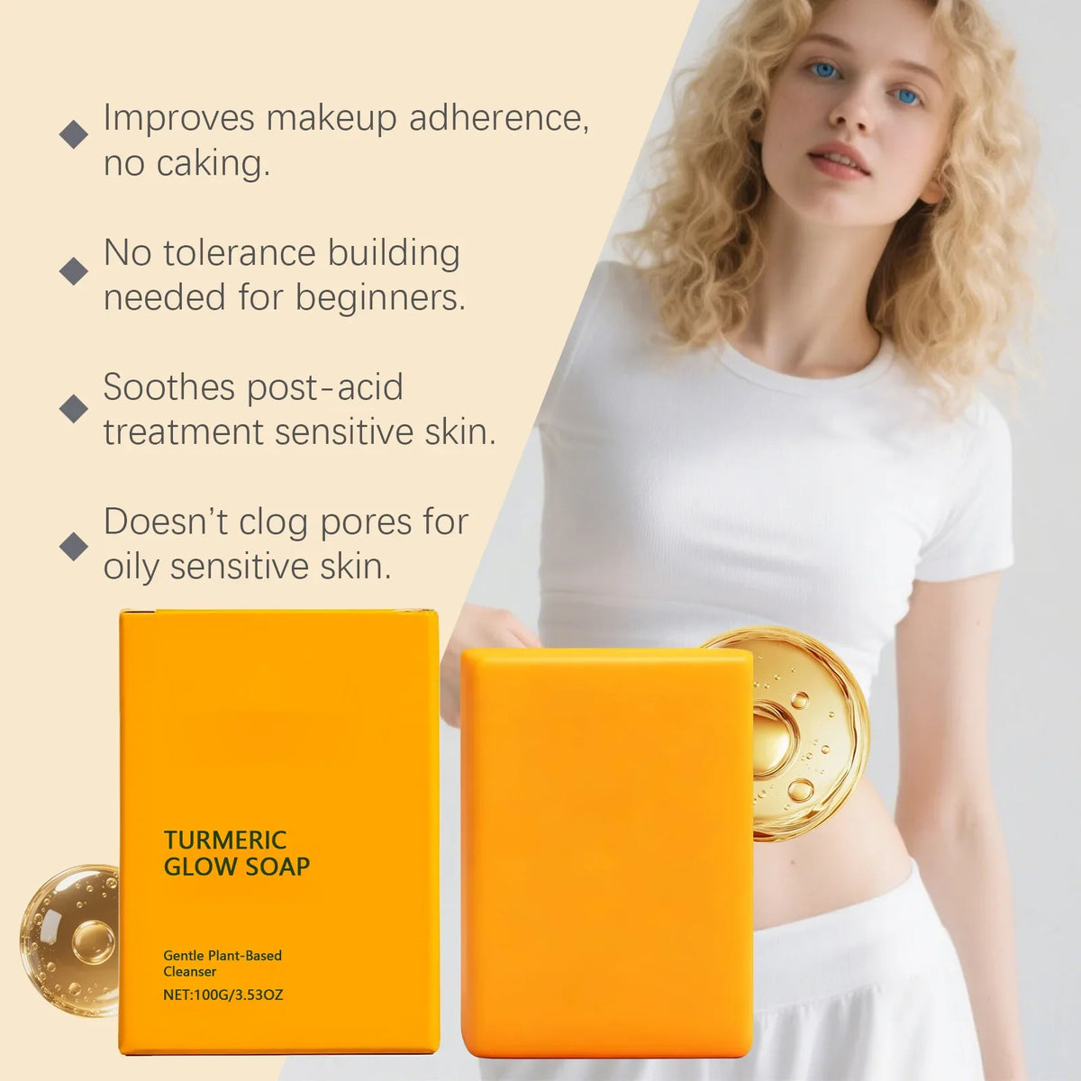 Turmeric Body Soap – Deep Cleanse, Nourish & Brighten Skin