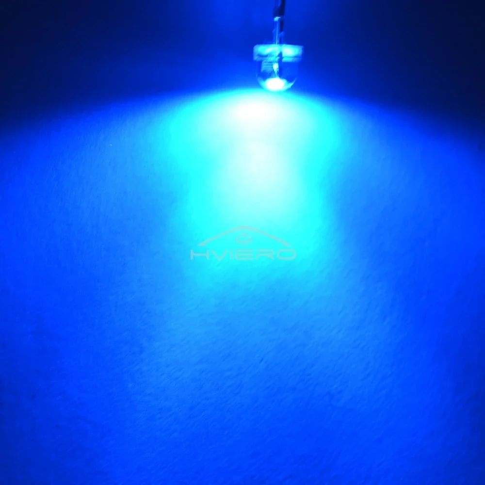 500/1000PCS F5 5mm Straw Hat LED Diodes | Ultra Bright Multi-Color