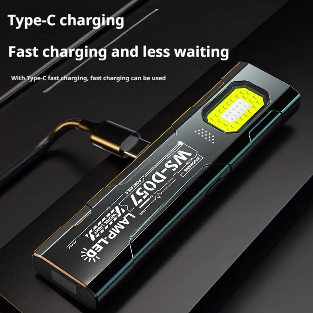 550 Lumen Mini LED Flashlight – 5 Modes, Clip & Magnet