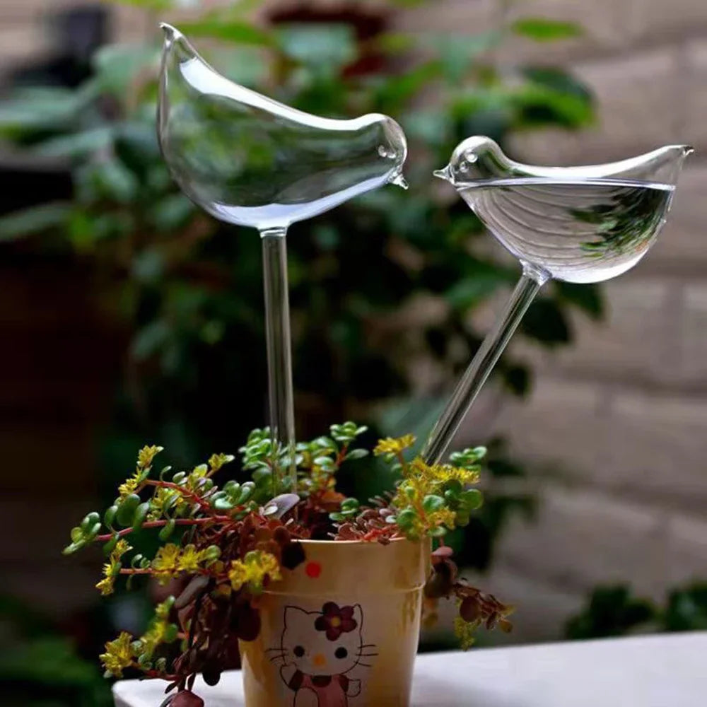Bird-Shaped Self-Watering Globes 5 Pack – Automatic Plant Drip
