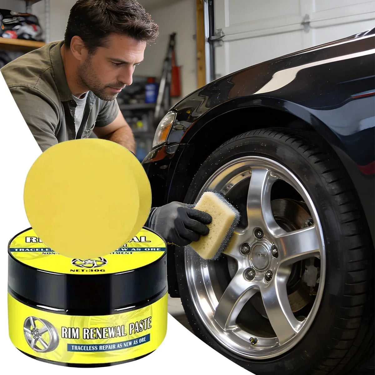 Wheel Hub Scratch Repair & Rim Polishing Paste | Rust Removal