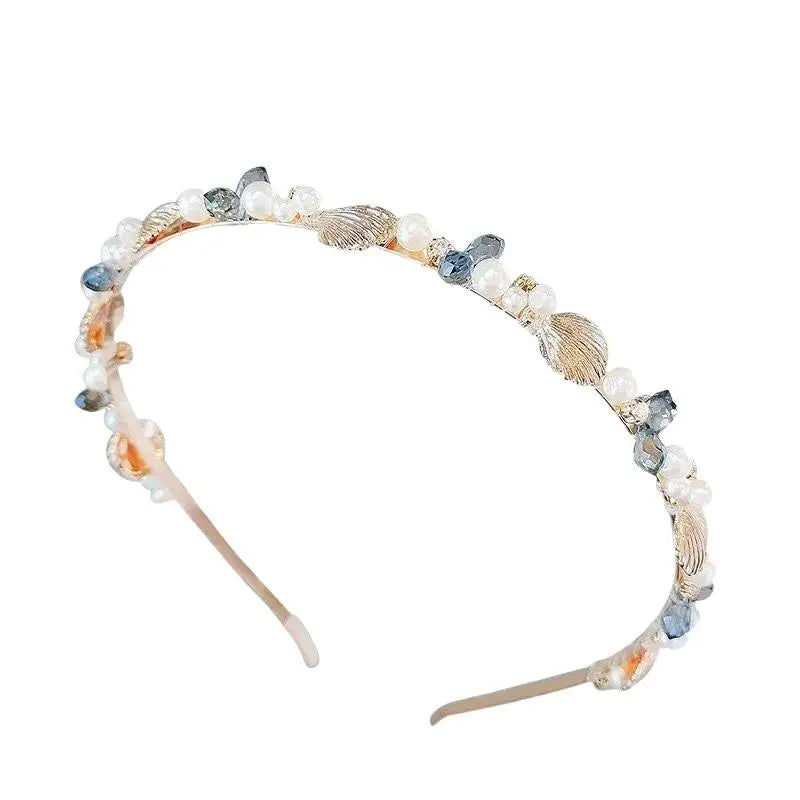 Starfish Shell Pearl Headband | Ocean Beach Hair Accessory