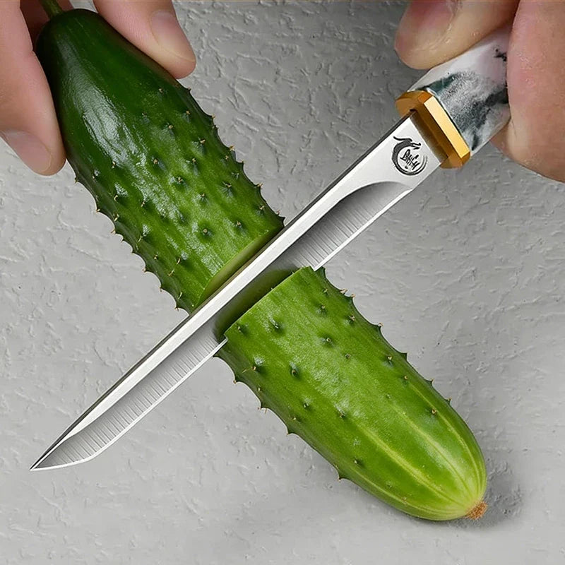 Stainless Steel Pocket Knife – Fruit, Veg & Camping Utility