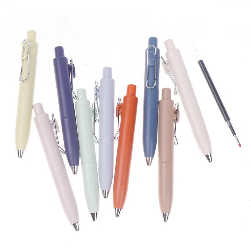 0.5mm Mini Pocket Gel Pen – Quick Dry, Waterproof & 10 Refills