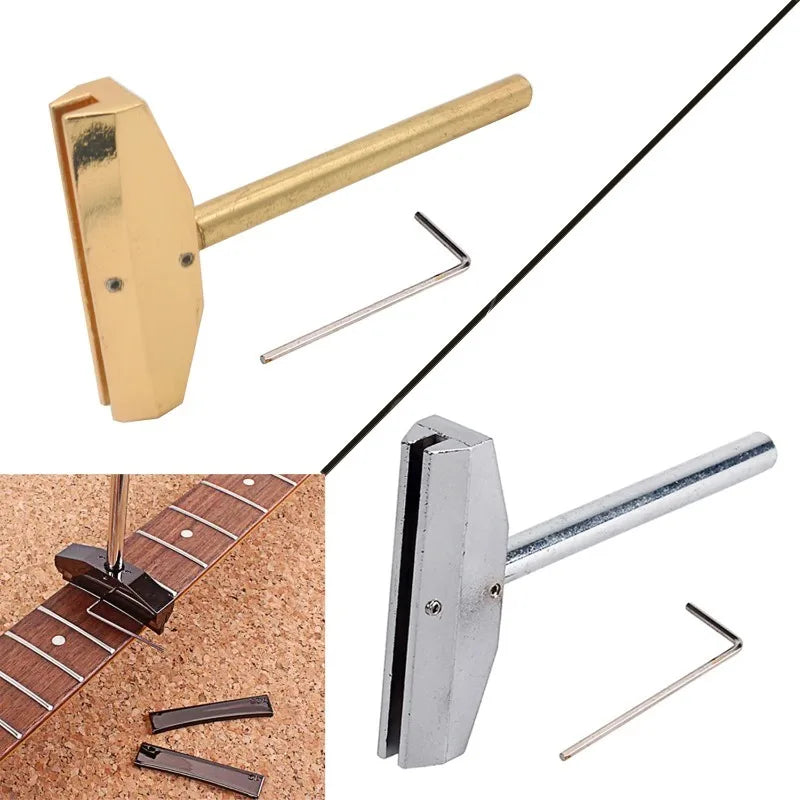 Electric Guitar Repair Tool Alloy Fretboard Press Caul Gold Silver