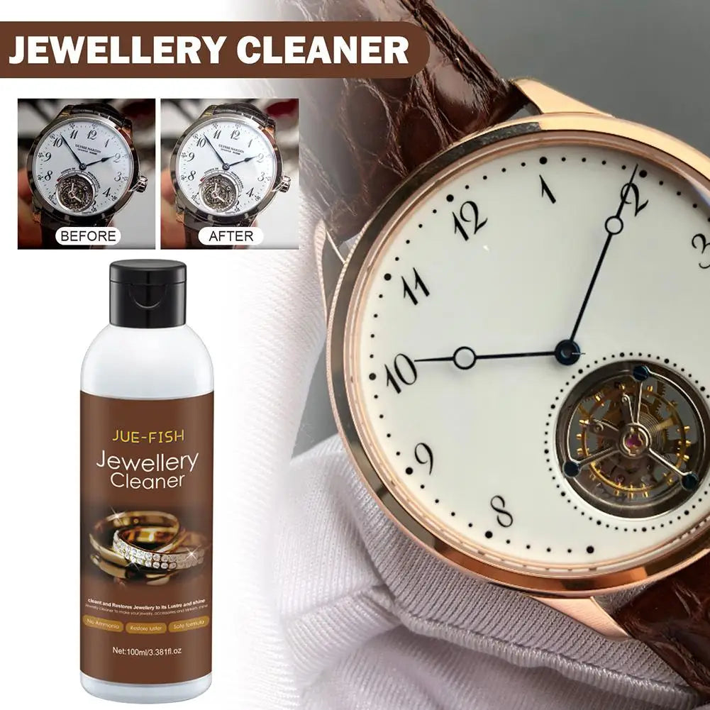 Jewelry Cleaning Concentrate Solution 100ml | Lens & Metal Cleaner