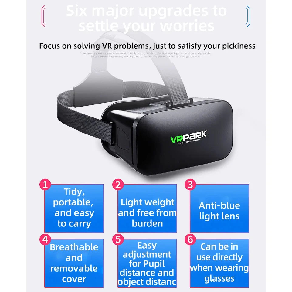 AyeBeau 3D VR Headset Goggles for Smartphones | Immersive Viewer