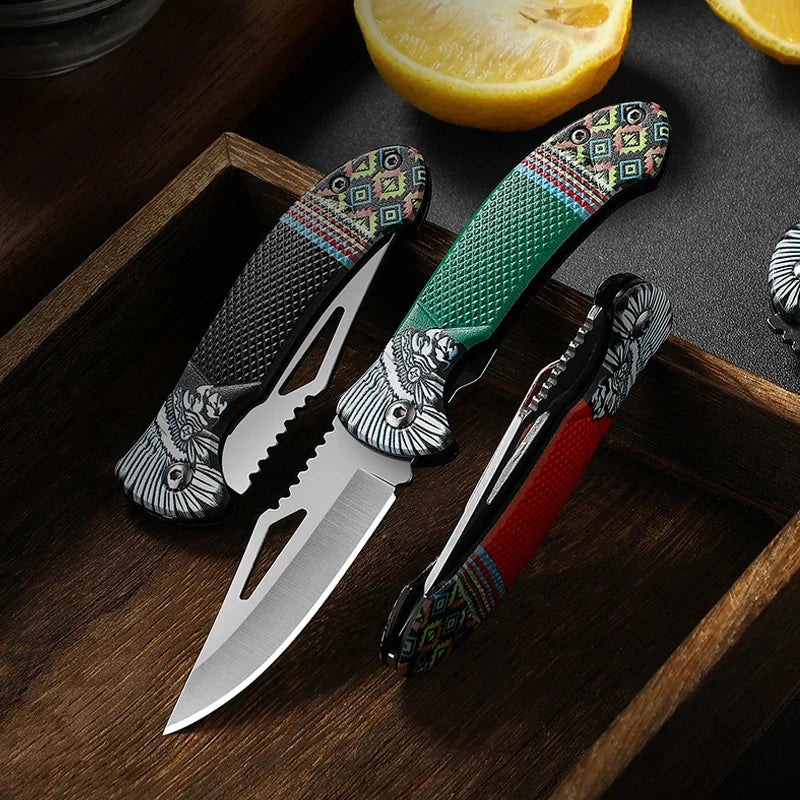 Folding Kitchen Knife – Stainless Steel Fruit & Vegetable Peeler