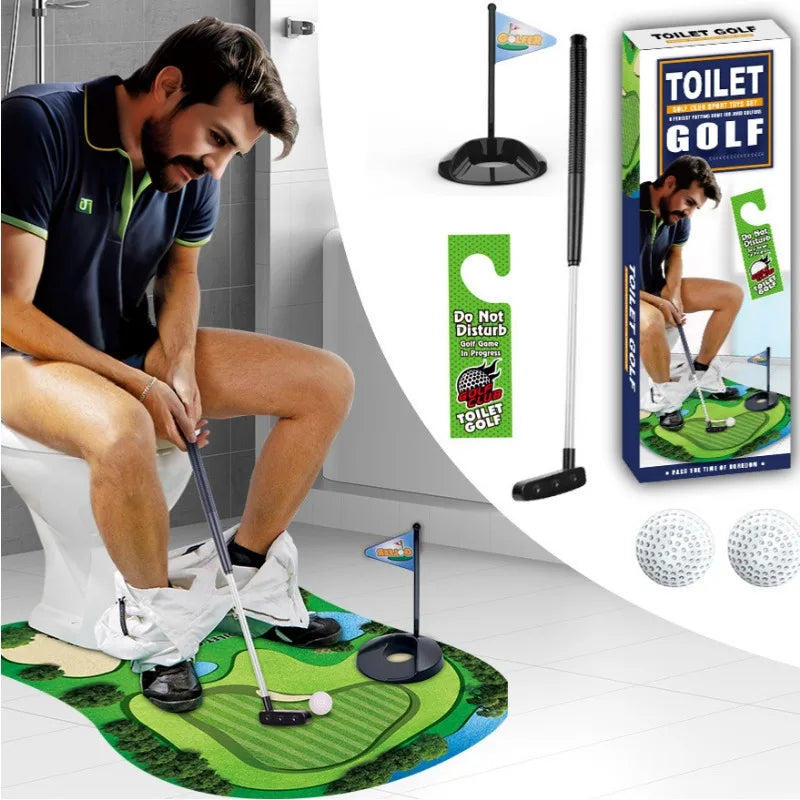 Five Toilet Golf Balls Fun Leisure Ball Perfect As Dad Boyfriend