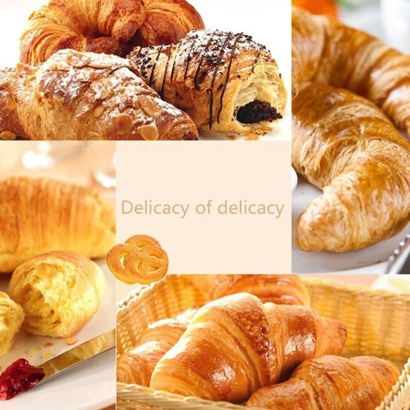 Lot Baking Cones Stainless Steel Spiral Croissant Tubes Horn Bread